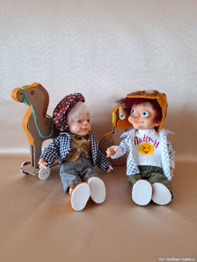 Мальчишки — Лепка авторских кукол: полимерная глина