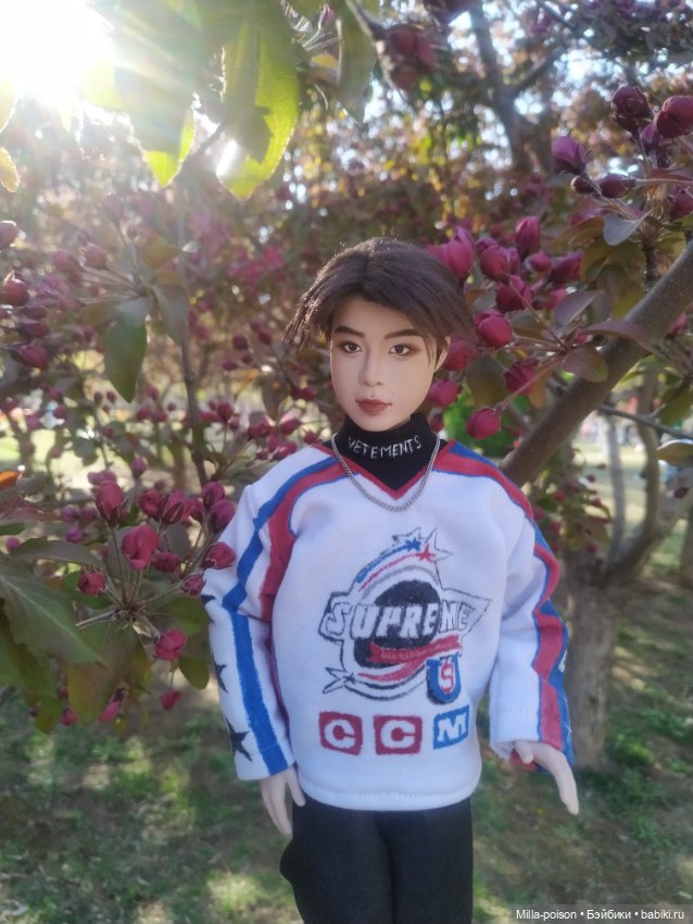 Хан Джисон на прогулке — Портретные куклы знаменитостей: звезды кино