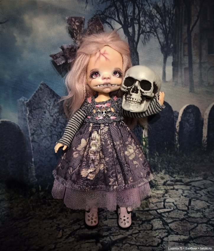 И снова вампирочка — Лепка авторских кукол: полимерная глина