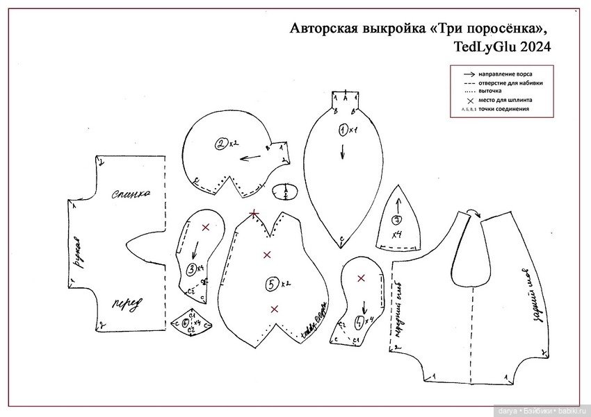Очаровательный поросенок Лилии Глущенко с выкрйокой (фото 2)