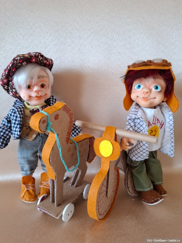 Мальчишки — Лепка авторских кукол: полимерная глина