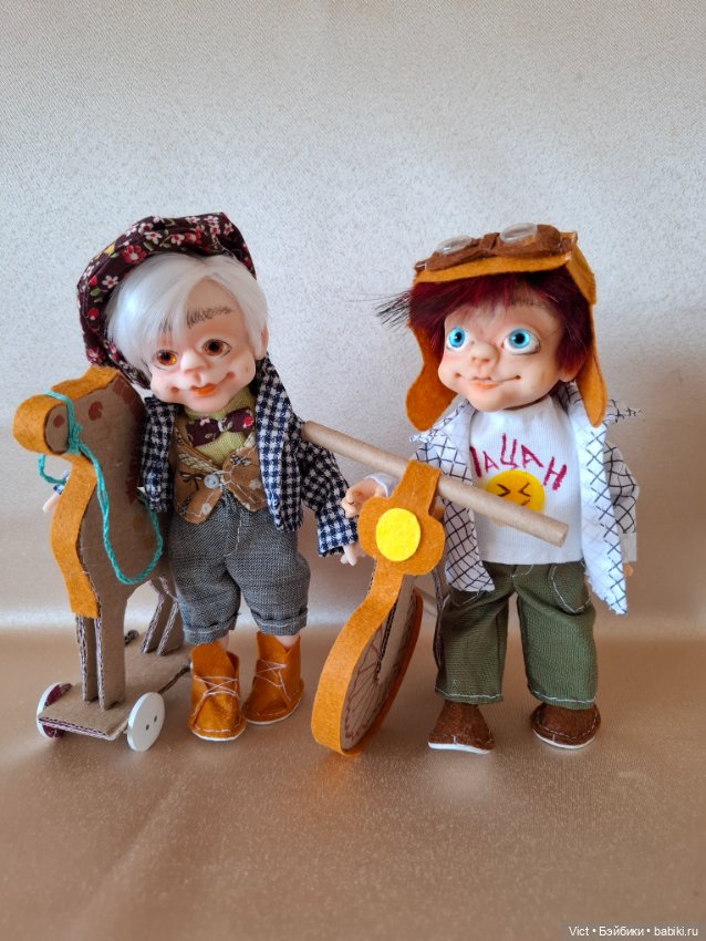 Мальчишки — Лепка авторских кукол: полимерная глина