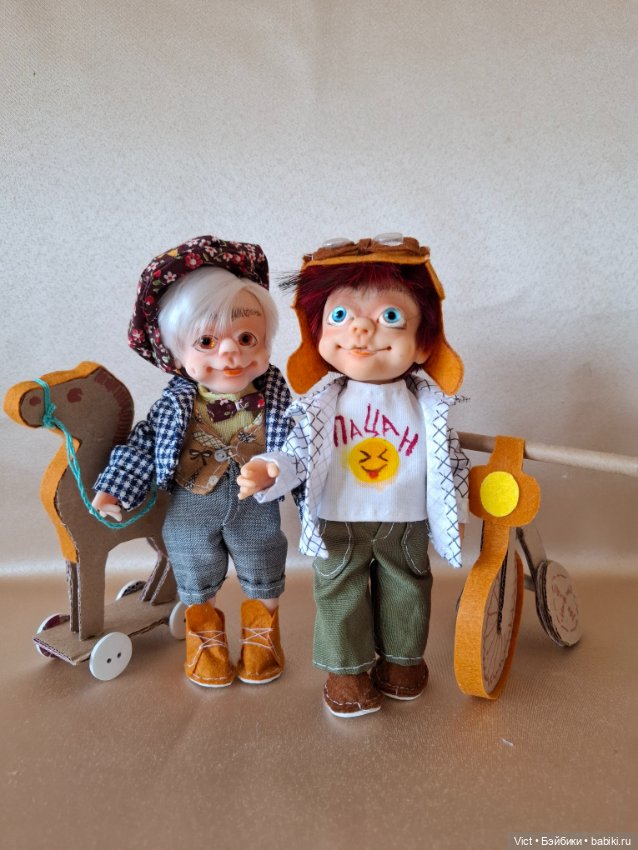 Мальчишки — Лепка авторских кукол: полимерная глина