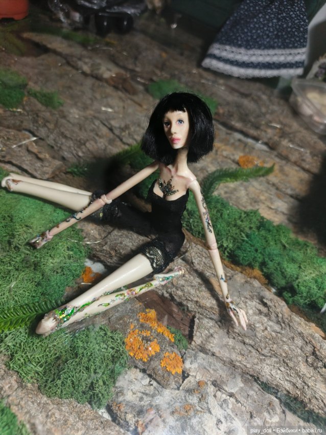 Аля Тим Бертон — Авторские игрушки из разных материалов: синельная проволока (фото 5)