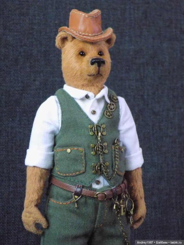 Мишка Тедди Альфред - Стимпанк Джентльмен (фото 5)