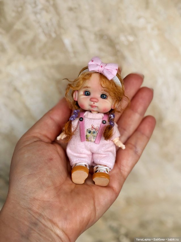 Микро куколки 😍 — Авторские миниатюрные куклы: лепка (фото 3)