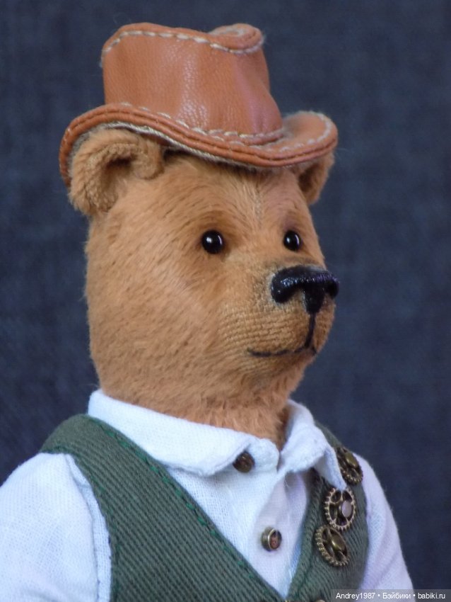 Мишка Тедди Альфред - Стимпанк Джентльмен (фото 6)