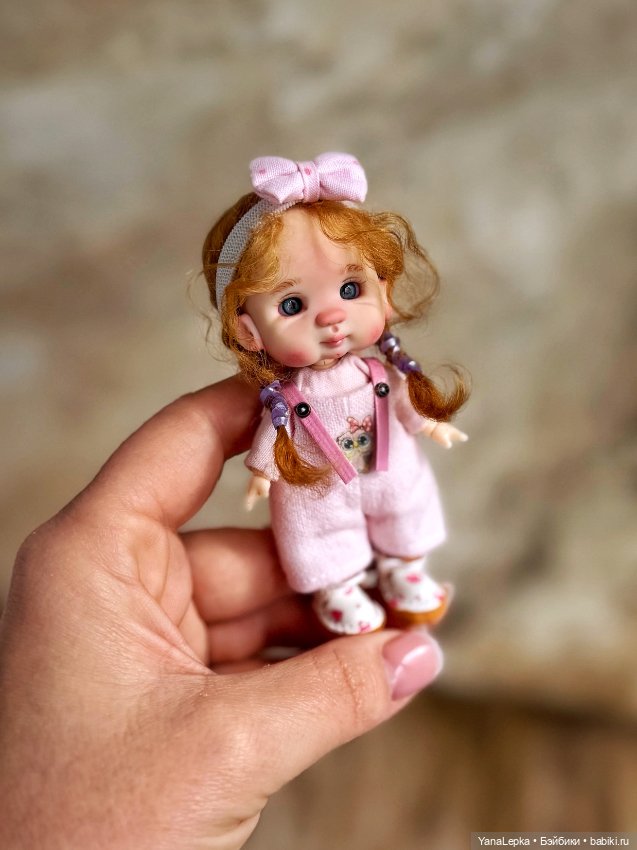 Микро куколки 😍 — Авторские миниатюрные куклы: лепка (фото 4)
