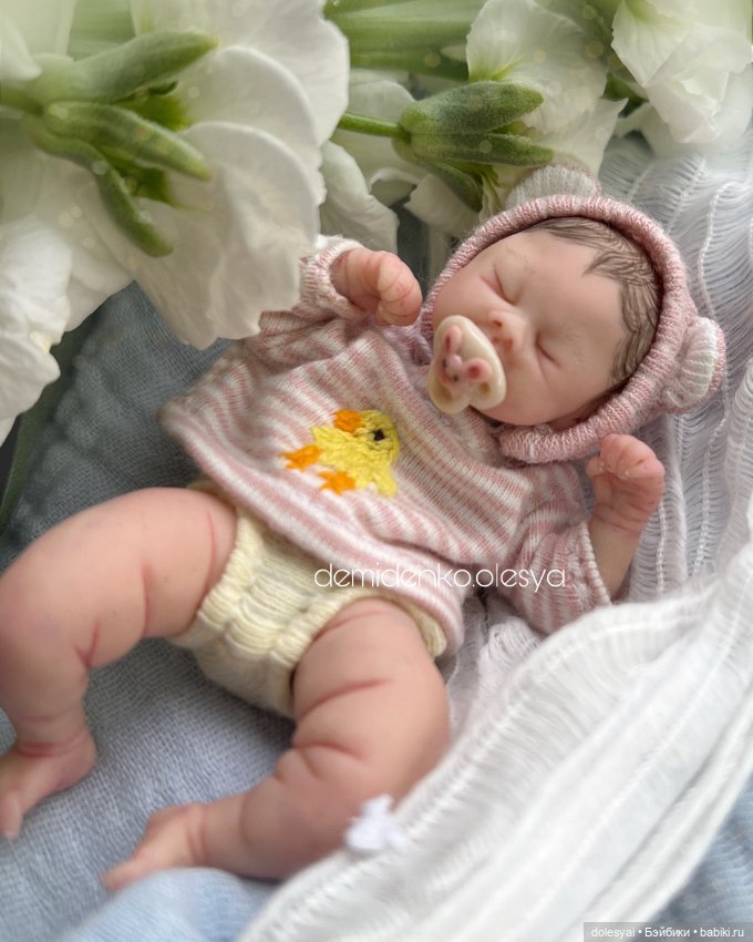 Миниатюрная кукла младенец Сумайя 💞 (фото 2)