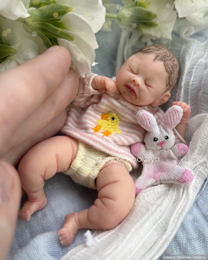 Миниатюрная кукла младенец Сумайя 💞 (фото 4)