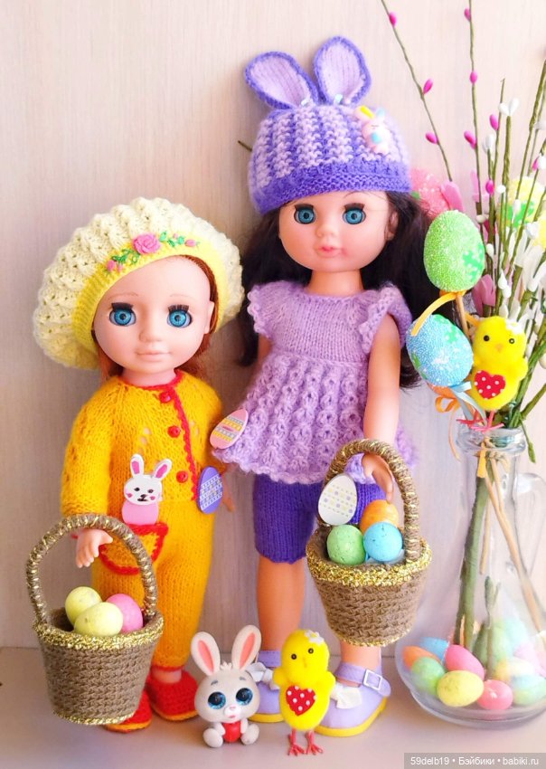 Коллекция пасхальных нарядов для моих кукол