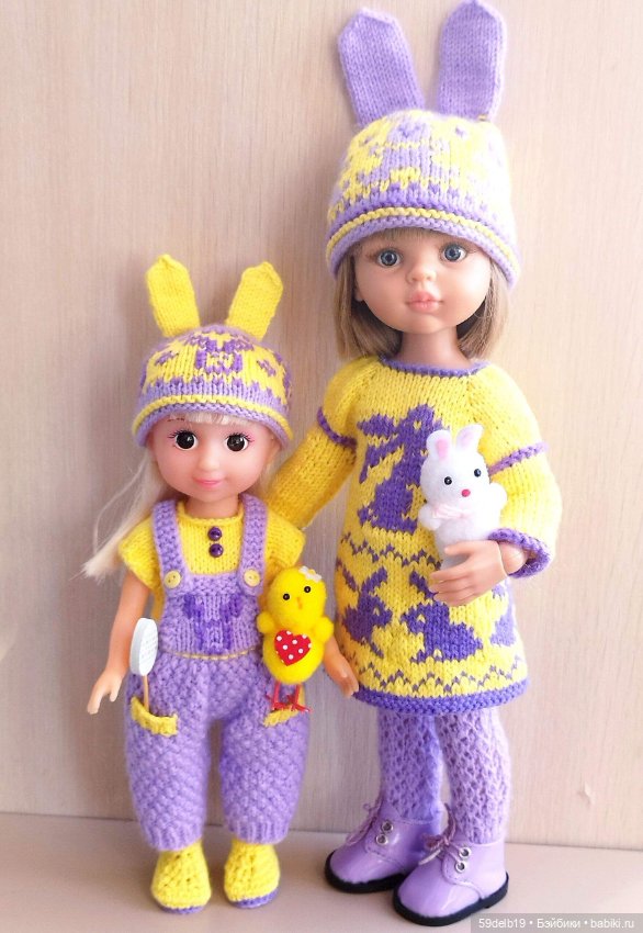 Коллекция пасхальных нарядов для моих кукол