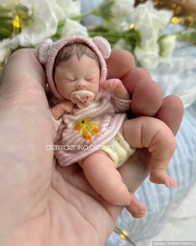 Миниатюрная кукла младенец Сумайя 💞