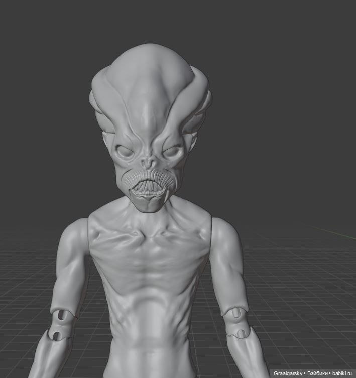 3Д-БЖД и инопланетянин — 3D