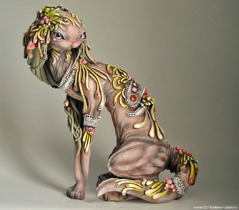 Создательница Кошачьей Расы: Мир фэнтези-скульптур Виктории Сердюковой (Sevillsia) (фото 2)