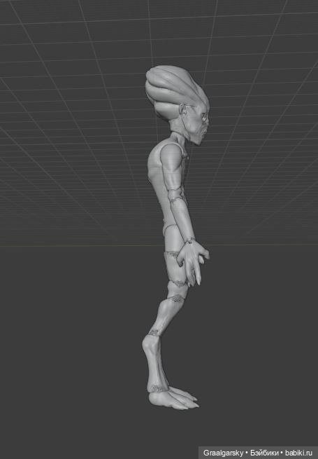 3Д-БЖД и инопланетянин — 3D