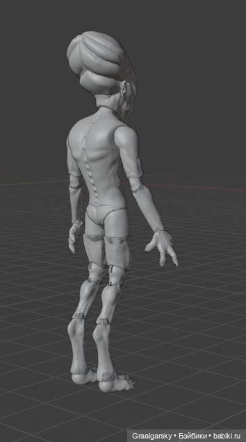 3Д-БЖД и инопланетянин — 3D