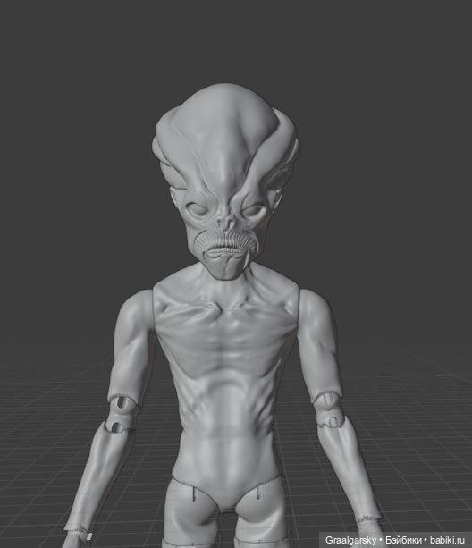 3Д-БЖД и инопланетянин — 3D