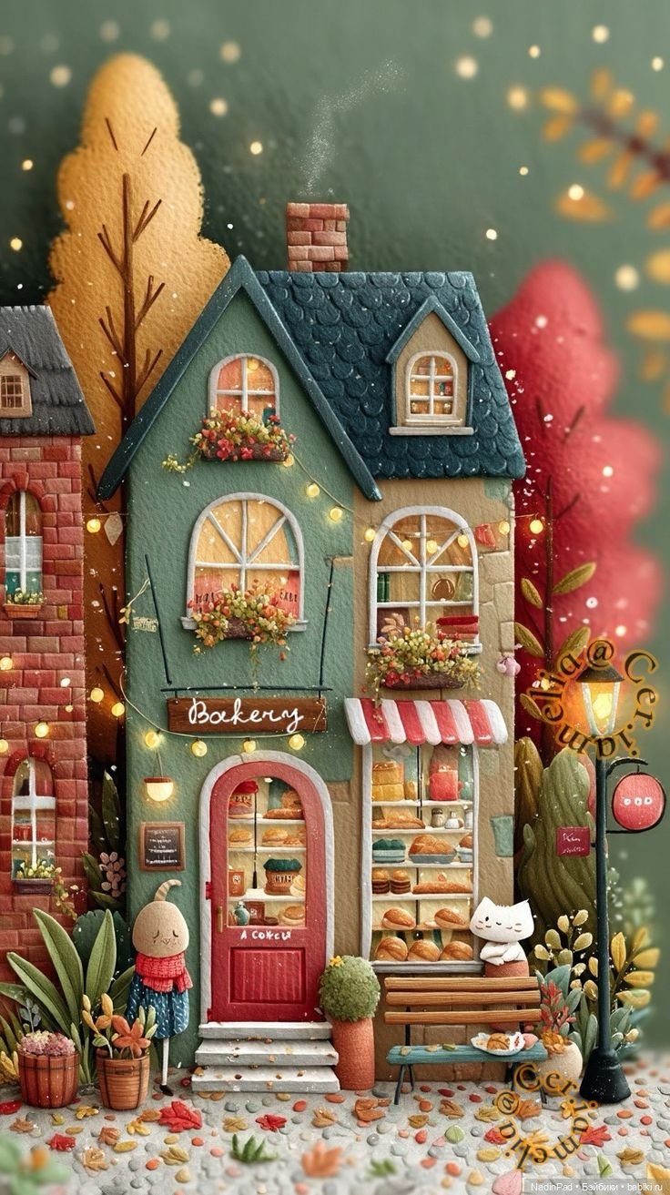 Домики 🏡 ИИ — Интересное и необычное: фотоподборки