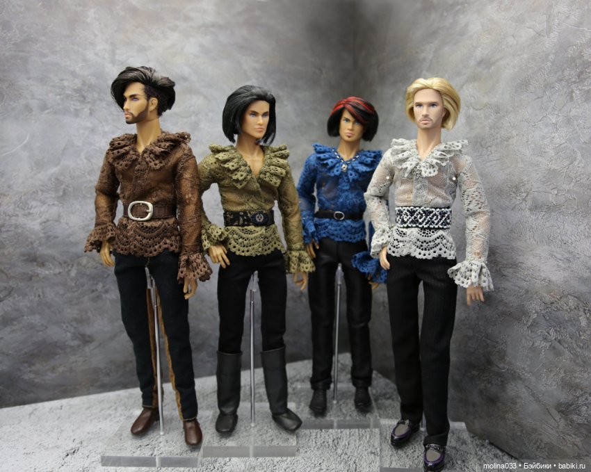 Кружевные рубашки в средневековом стиле