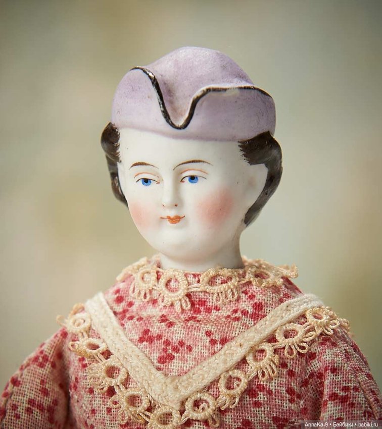Кружево фриволите — Антикварные куклы Mignonette (Миньонетта): карманные