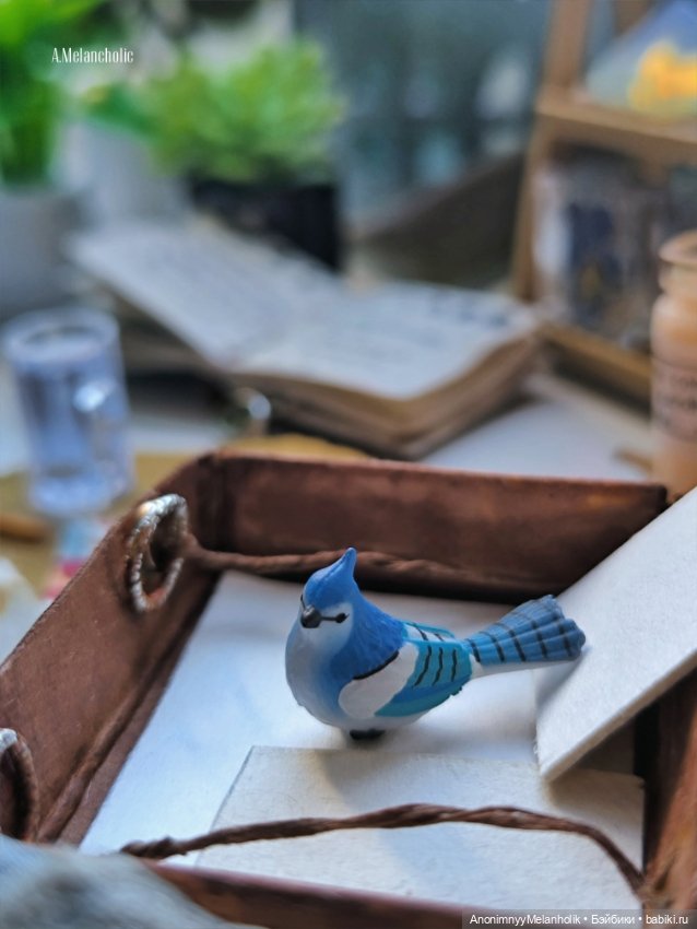 Голубые сойки — Кукольная миниатюра своими руками: еда