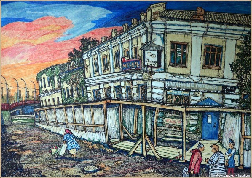 «Дома, которых нет»: ностальгическая графика Екатерины Просёлковой (фото 10)