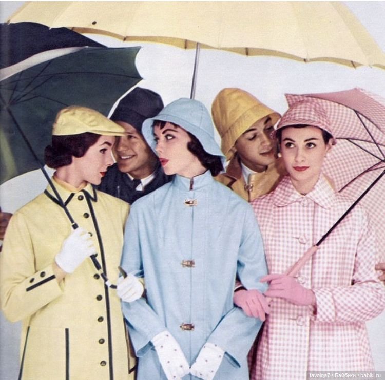 Весенние пальто 1950х и 1960х и тюльпаны (фото 8)