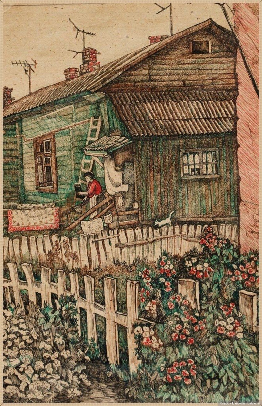 «Дома, которых нет»: ностальгическая графика Екатерины Просёлковой