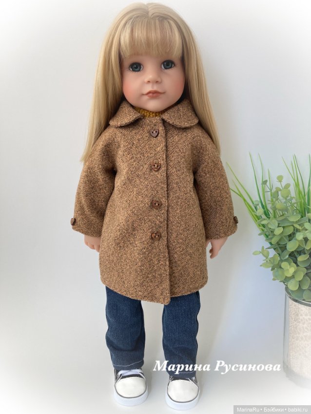 Шьем пальто — Одежда и обувь для кукол своими руками: фото (фото 7)