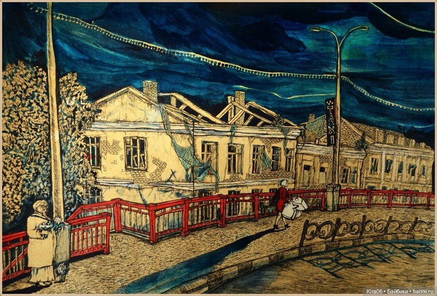 «Дома, которых нет»: ностальгическая графика Екатерины Просёлковой (фото 9)