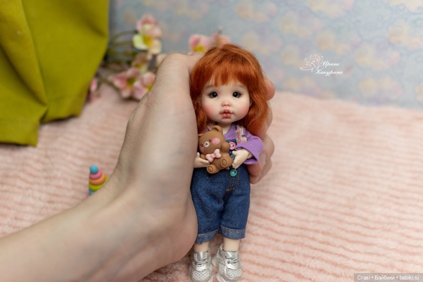 Голубоглазая рыжуля :) — Лепка авторских кукол: полимерная глина (фото 6)