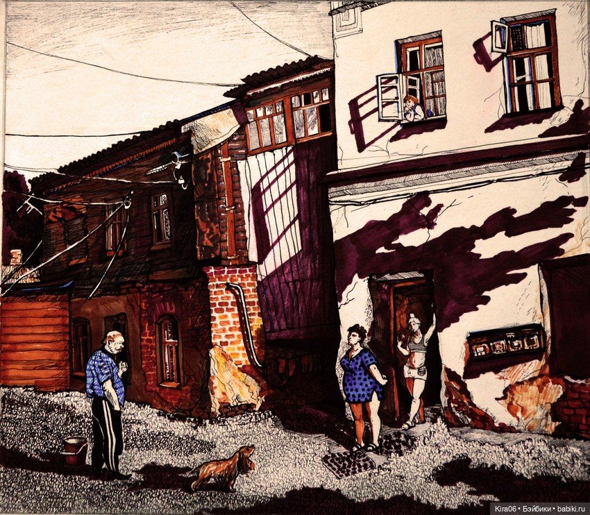 «Дома, которых нет»: ностальгическая графика Екатерины Просёлковой (фото 4)