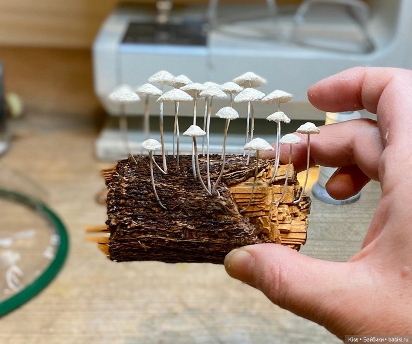 Текстильные грибы Аманды Коббетт (фото 10)