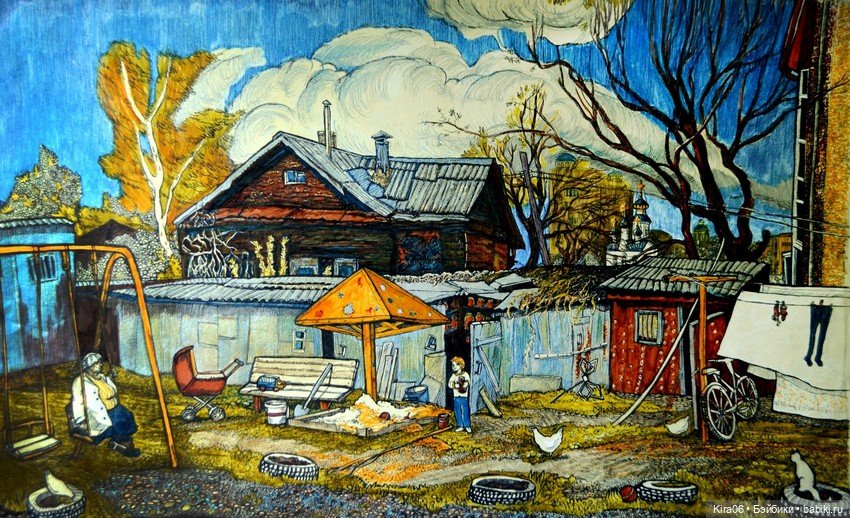 «Дома, которых нет»: ностальгическая графика Екатерины Просёлковой