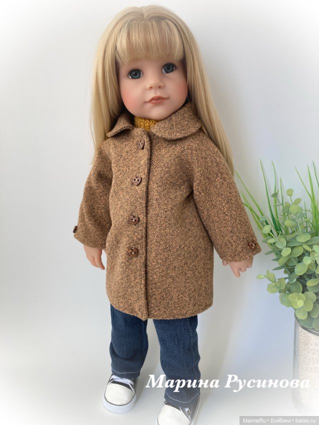 Шьем пальто — Одежда и обувь для кукол своими руками: фото (фото 8)