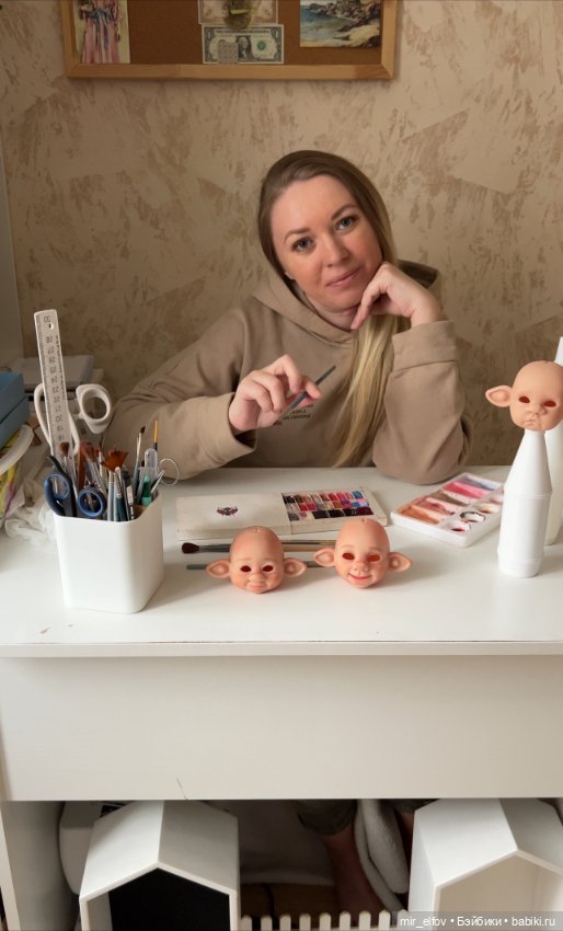 2 года спустя 🙀 — Авторские шарнирные куклы своими руками: лепка