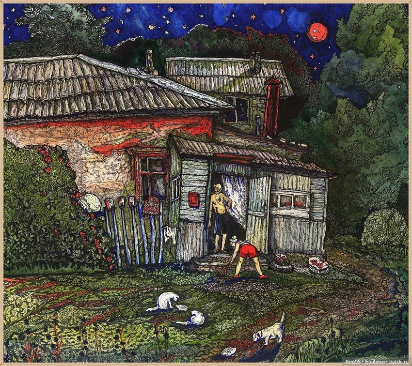 «Дома, которых нет»: ностальгическая графика Екатерины Просёлковой