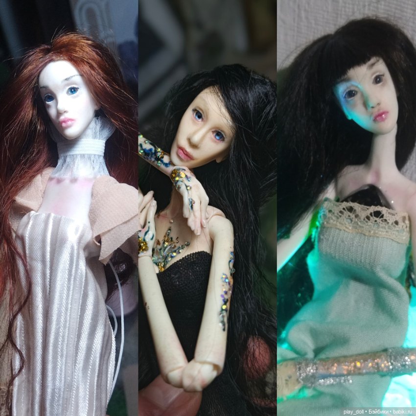 Ускользающие куклы — Авторские шарнирные куклы своими руками: лепка