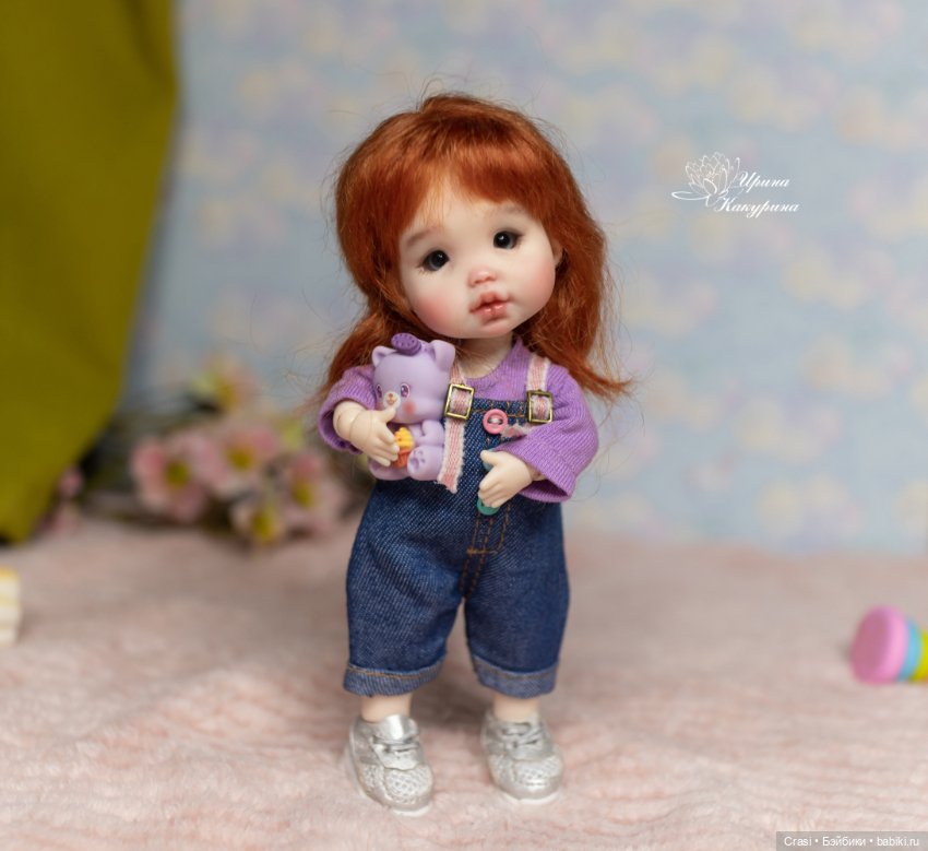Голубоглазая рыжуля :) — Лепка авторских кукол: полимерная глина (фото 7)