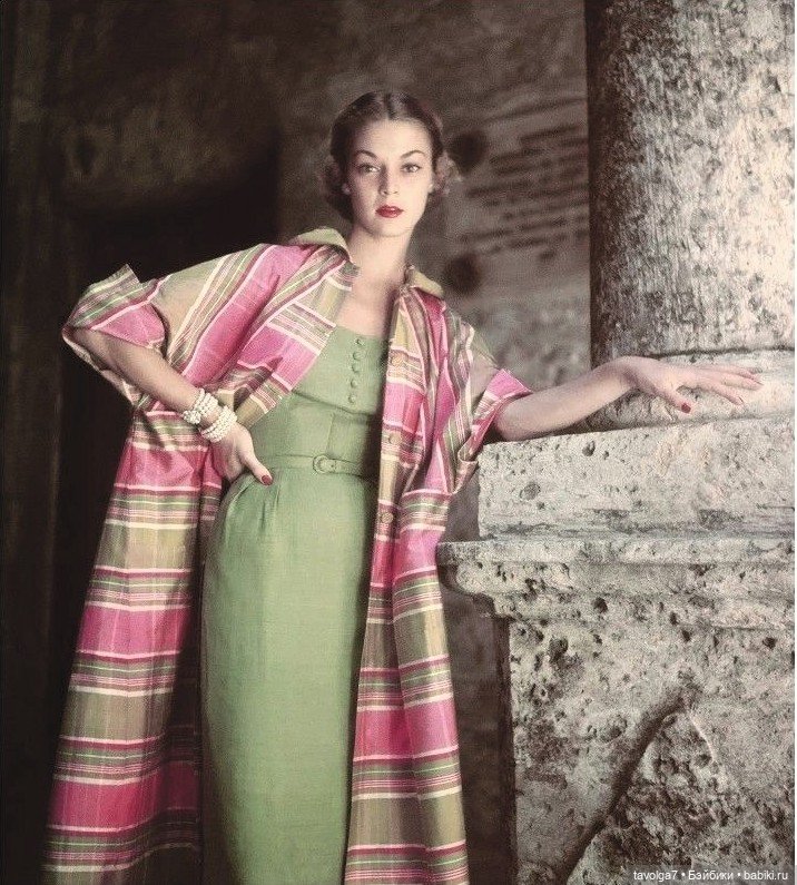 Весенние пальто 1950х и 1960х и тюльпаны (фото 3)