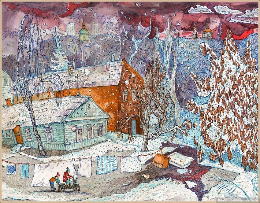 «Дома, которых нет»: ностальгическая графика Екатерины Просёлковой