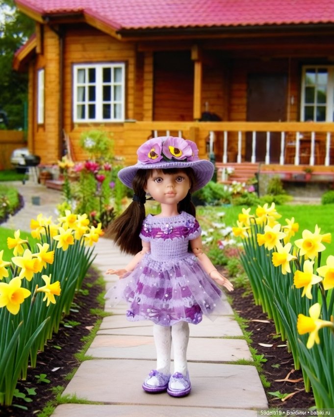 Цветов весенних пышное цветенье. Паолочки среди цветов