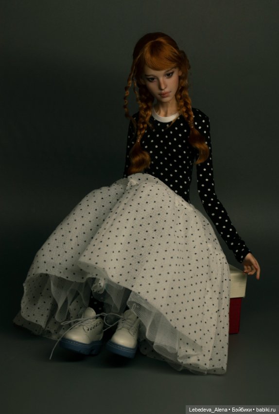 Лея в горошек — Авторские куклы BJD (БЖД) у нас дома: фото (фото 3)