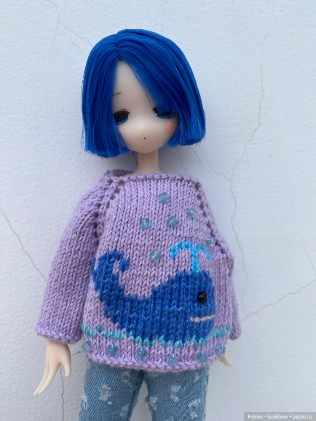 Девочка с синими волосами (фото 2)