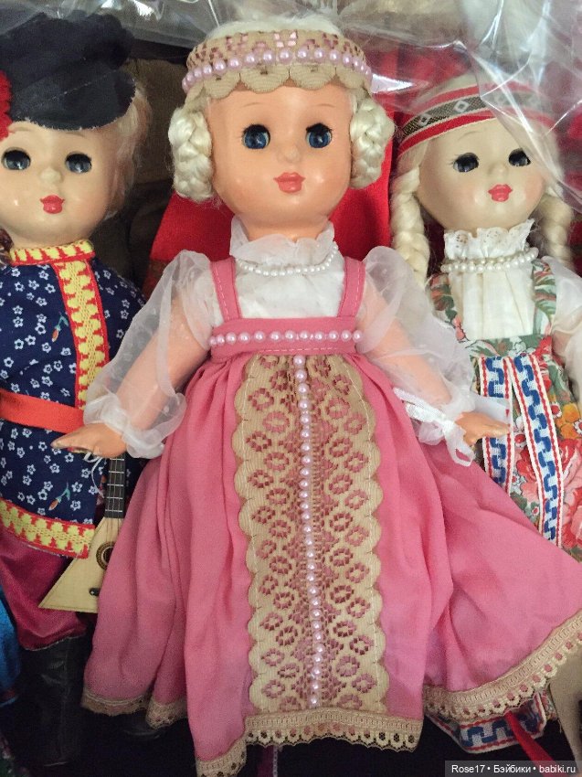 Опилочные куколки Ивановской фабрики игрушек