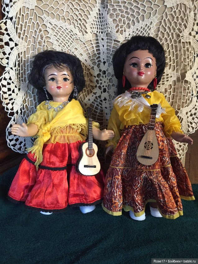 Опилочные куколки Ивановской фабрики игрушек