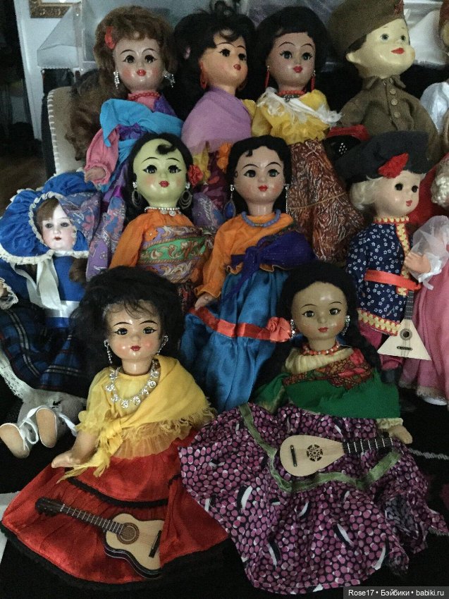 Опилочные куколки Ивановской фабрики игрушек