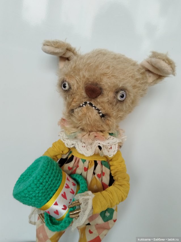 Новый наряд Лиззи — Игрушки в смешанной технике (мех и глина): Арт (фото 2)