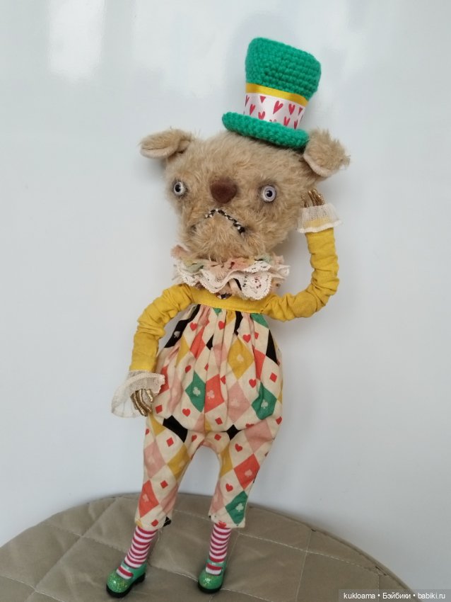 Новый наряд Лиззи — Игрушки в смешанной технике (мех и глина): Арт (фото 3)